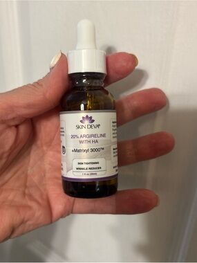 20% Argireline with HA Serum – White & Purple Skin Deva 20% Argireline Serum Mat